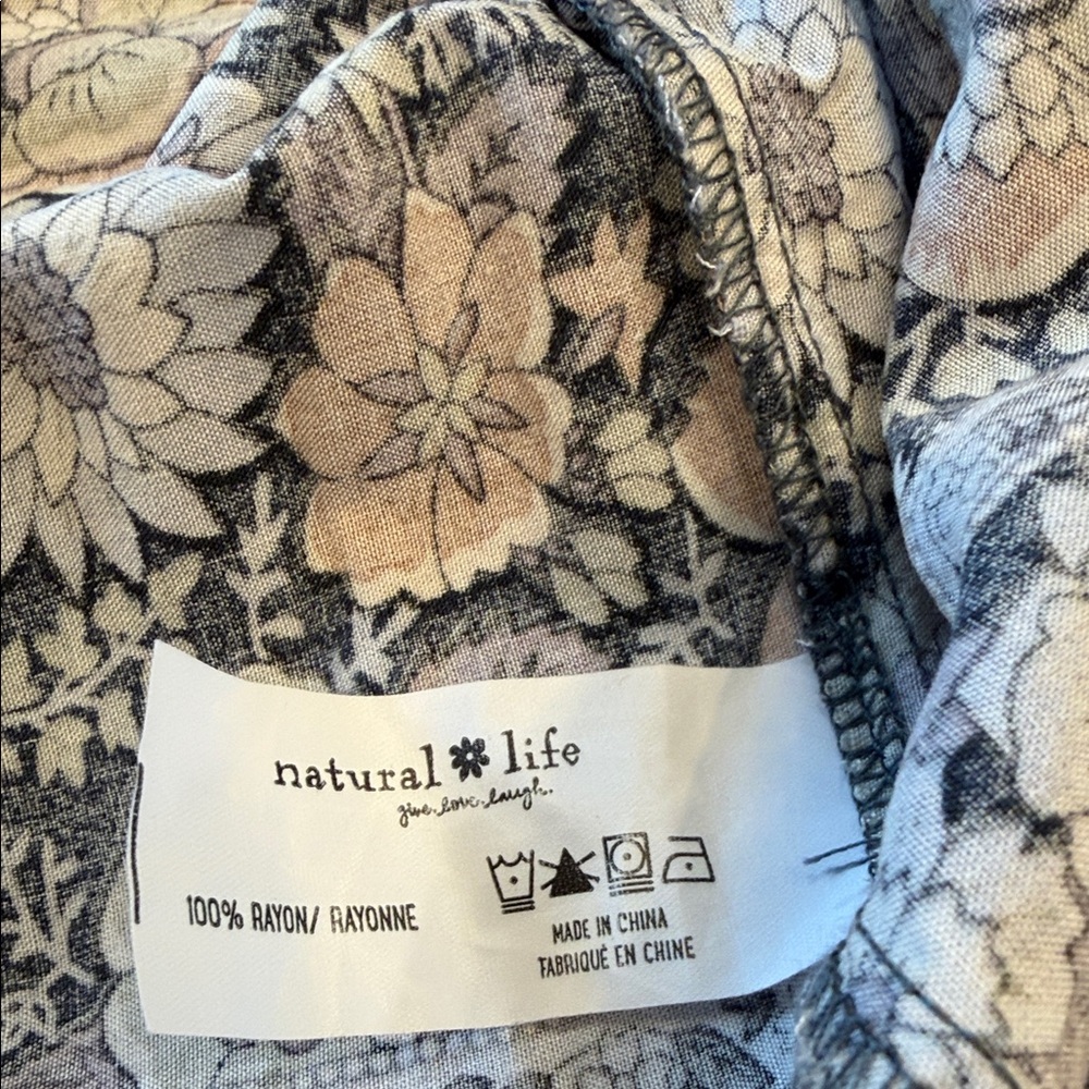 NATURAL LIFE Blue Floral Maxi Dress - Picture 11 of 11